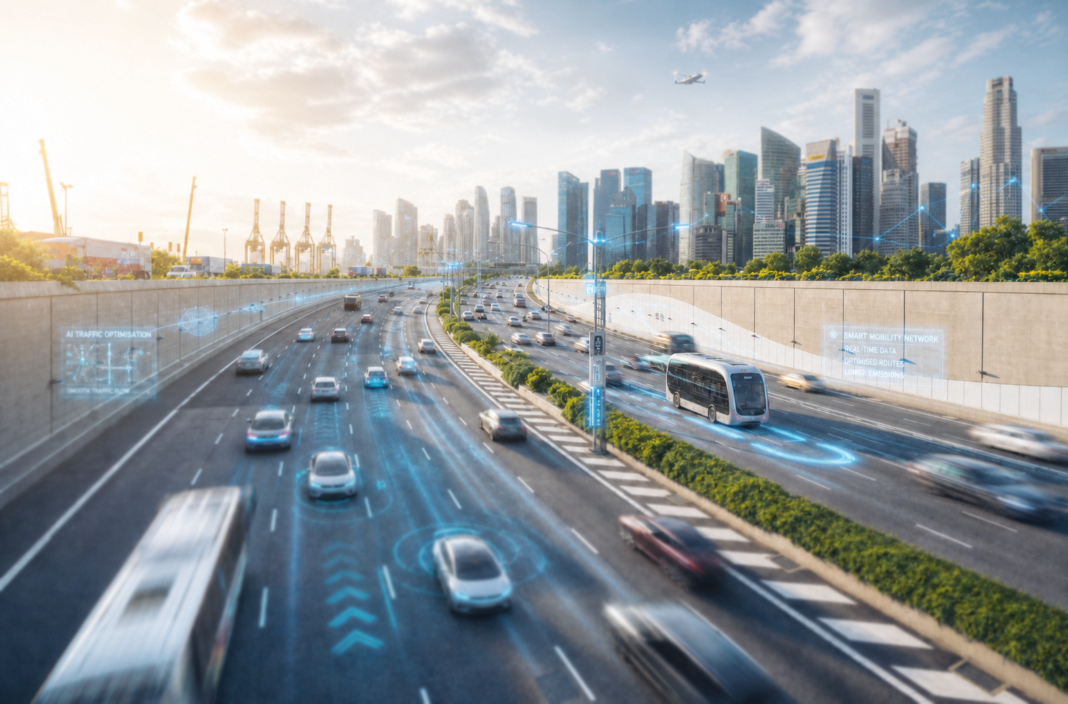 Singapore's transport sector is being transformed by AI and the future for workers and commuters